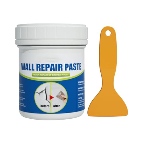 Drywall Repair Paste,100g Repair Kit with Scraper, Wall Paint Cracks Cover Stains, Wall Mending Agent, Wall Hole Filler Cracks Surface Repair (1)