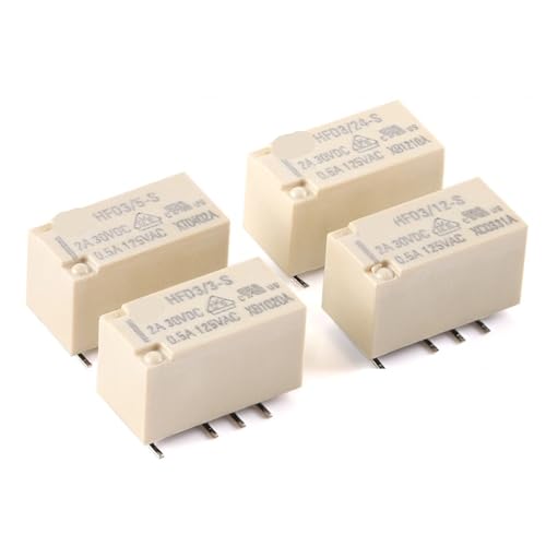 Relé de señal HFD3-12-S interruptor electromagnético 12VDC 2A de 8 pines para circuitos