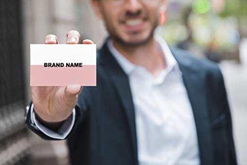 Premium Custom Business Cards 3.5x2 inches 100 cards Customizable Design with Woven Texture and check pattern Linen card stock