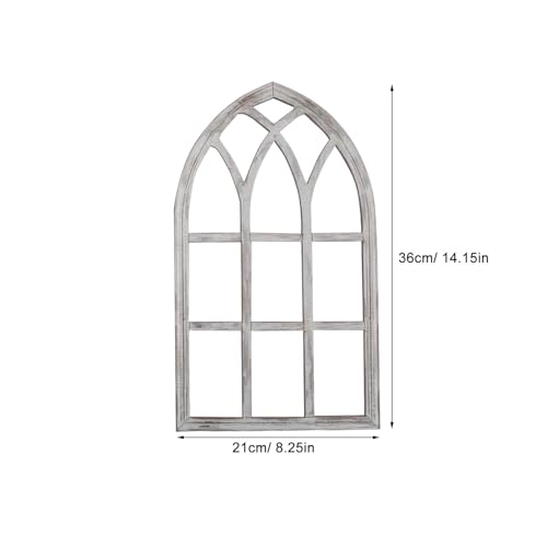 Marcos de ventana arqueados para dar vida a paredes vacías, pack de 2 arcos de madera 3