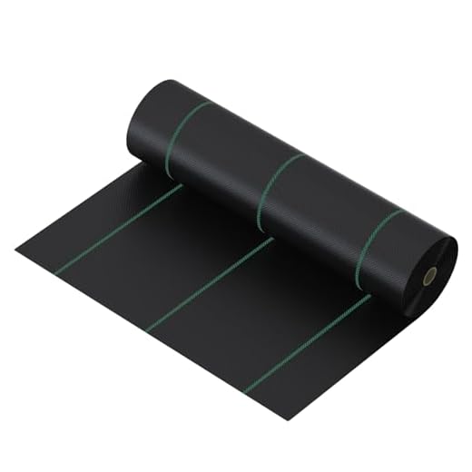 mychoiii 4ft x 300ft Weed Barrier Landscape Fabric Heavy Duty Premium 3.5oz PP Ground Cover Weed Barrier Weed Blocker Fabric Commercial Grade Underlayment Geotextile Fabric for Construction Projects