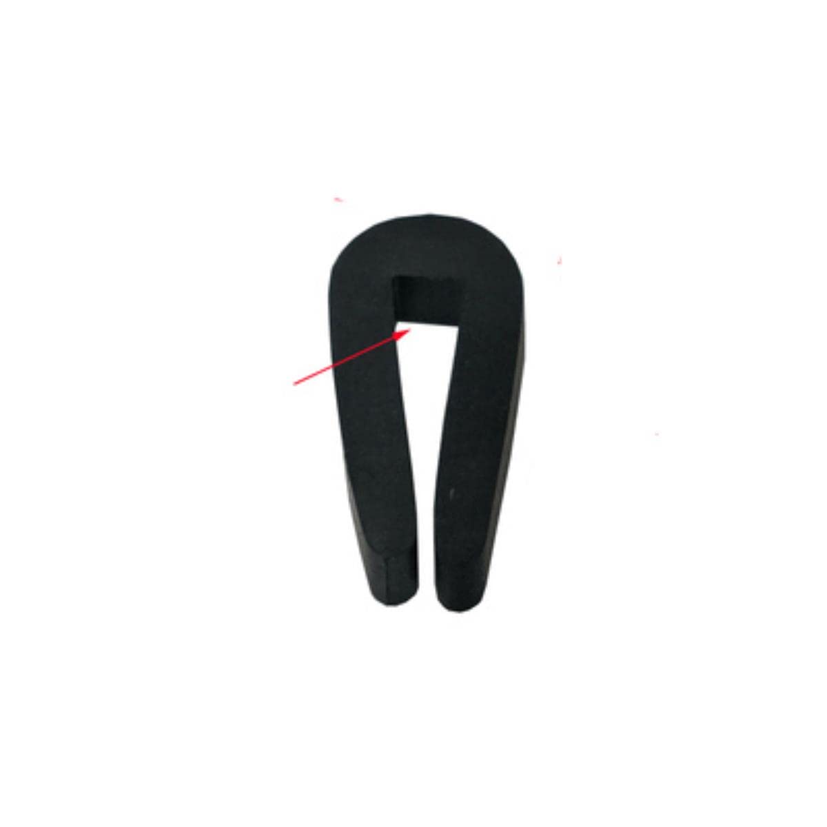Joint d'étanchéité en caoutchouc noir anti courant d'air fente porte 3x15 mm