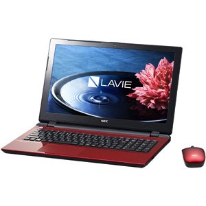 LAVIE ノートPC PC-NS150EAR 赤 LaVie Note Standard NS150/AAR PC-NS150AAR [ルミナスレッド]の