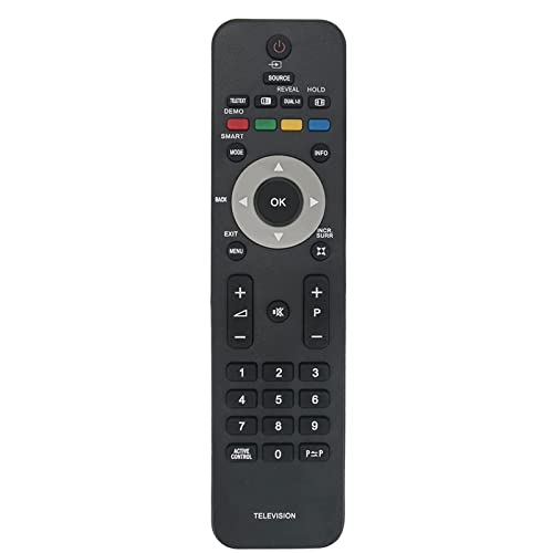 VINABTY RC2143604/01 Replacement Remote Control Compatible with Philips TV 32PFL7862D 32HF9385D/10 32PFL5403D/10 32PFL7403 42PFL5403 42PFL5603 42PFL7403D 42PFL9703D 42PFL9703D/79 47PFL5603 19PFL3403D