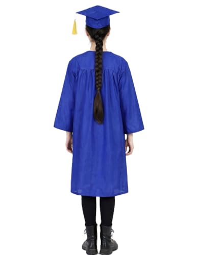 Image of BookMyCostume Blue Graduate Convocation Graduation Day Gown Kids & Adults Fancy Dress Costume 14-16 years /Adult M-L