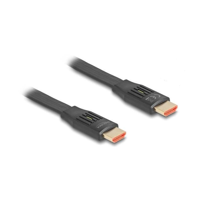 Câble HDMI plat DeLOCK 8K de 5m pour brancher proprement votre home cinéma au salon