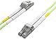 10Gtek LC to LC OM5 Fiber Patch Cable - 10Gb/Gigabit Multi-Mode Jumper Duplex 50/125μm LSZH Fiber Optic Cord, Green, 0.5-Meter(1.64-ft)