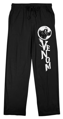 Venom: The Last Dance Character Men's Black Sleep Pajama Pants