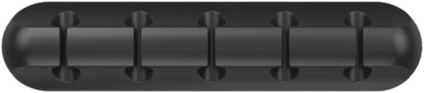 Cable Holder Clips Management Clips Supplies Silicone Cable Cord Wire Holder USB Cable Winder Wire Organizer (White)