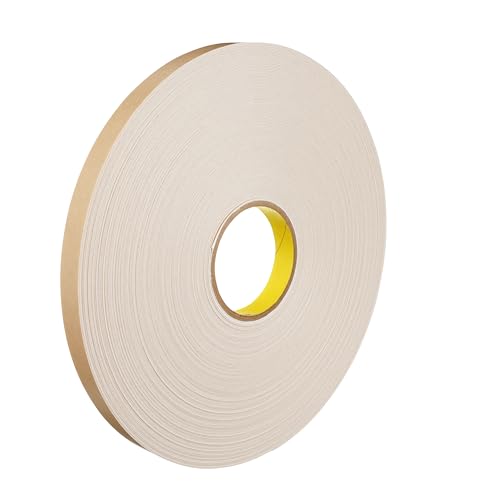 Image of 3M Double Coated Polyethylene Foam Tape 4492W, White, 3 /4 in x 72 yd, 31 mil, 12 Rolls per case