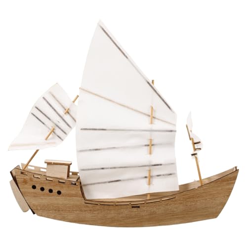 iplusmile Kit De Modelo De Barco De Madera DIY para Niño Niña Vela Clásica Montaje Manual Actividad Familiar Creativa Juguete Educativo Decoración Barco