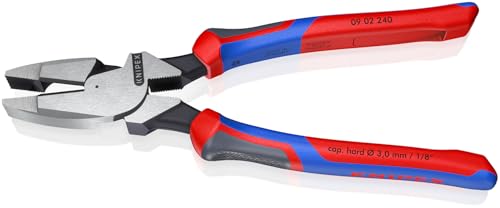 Image of KNIPEX Tools - High Leverage Lineman's, New England Head, Multi-Component (0902240SBA), 9 inches