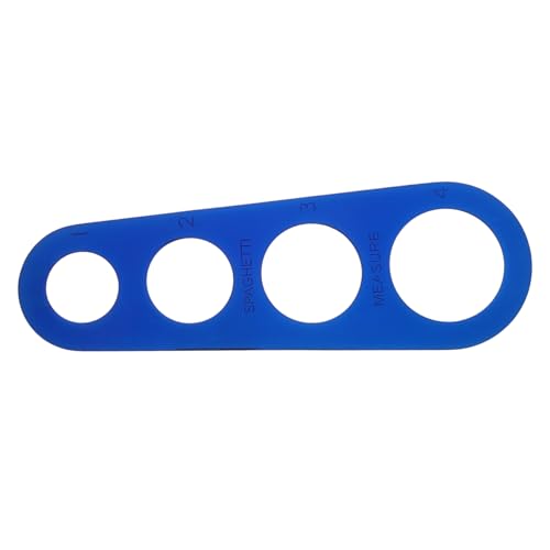 Operitacx Regla De Pasta De Acero Inoxidable Azul Herramienta De Cocina Para Medir Porciones De Espaguetis Utensilio De Medición Para Pasta y Fideos