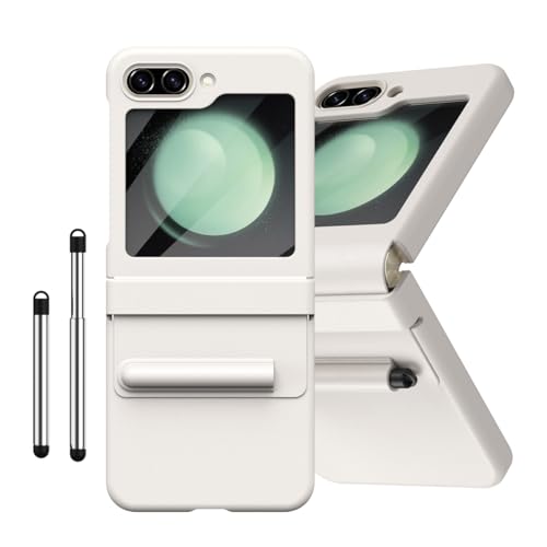 Protection charnière Samsung Z Flip 5 anti-rayure coque blanche