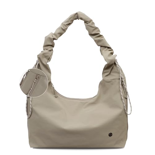 Bolso Hobo Grande de Nylon para Mujer miniatura 1