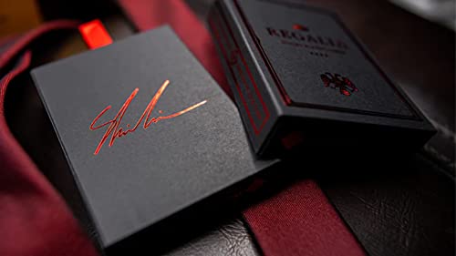 MJM Regalia Red Naipes Póker Edición Firma miniatura 5