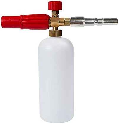 intrbleu Snow Foam Lance,Car Wash Foam Spraying Gun,Foam Nozzle,for Nilfisk 1/4 M14 Connector Gun with Foam Container