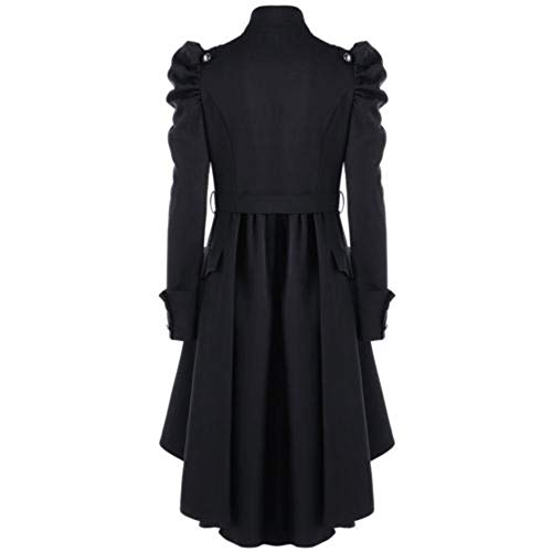 LEXUPE Women Autumn Winter Warm Comfortable Coat Casual Fashion Jacket Vintage Steampunk Long Coat Gothic Overcoat Ladies Retro Jacket Black steampunk buy now online LEXUPE Women Autumn Winter Warm Comfortable Coat Casual Fashion Jacket Vintage Steampunk Long Coat Gothic Overcoat Ladies Retro Jacket Black steampunk buy now online