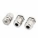 Tool parts 3Pcs Metal PG7 Waterproof Cable Glands Connector for 3-6.5mm Cables