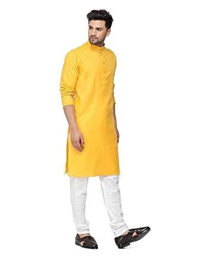 Image of Men Boys Ethnic Cotton Kurta(ONLY Kurta)
