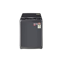 LG 10 Kg 5 Star Smart Inverter Fully-Automatic Top Load Washing Machine (T10SJMB1Z, Middle Black, TurboDrum | Jet Spray…
