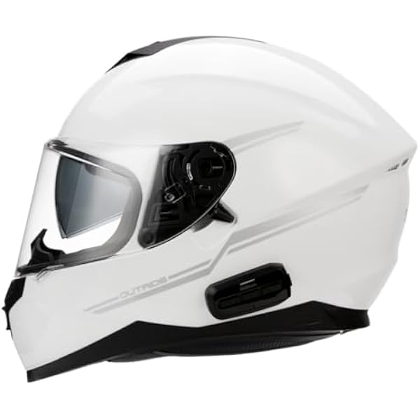 Мотоциклетный шлем Sena Outride с сертификатом ECE встроенным Bluetooth-интеркомом и поддержкой смартфона