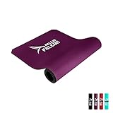 Pallid Falcon Gymnastikmatte – FalconONE© - Fitnessmatte optimiert für das angenehmste Trainingserlebnis – abriebfest, rutschfest, schadstofffrei - Made in Germany [180 x 65 x 0,7 cm] (Purpur)