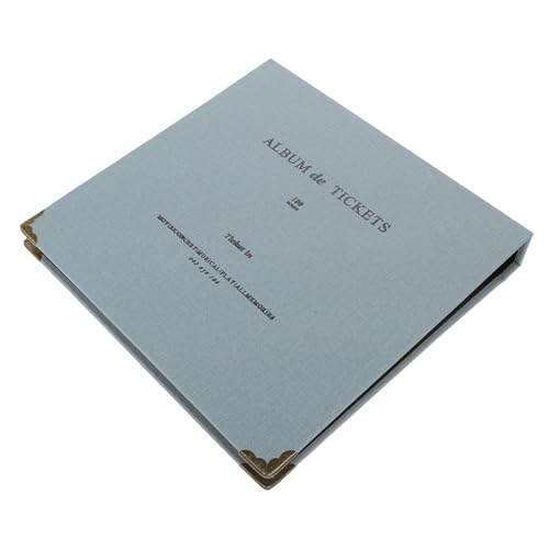 WEKAMOS Álbum De Colección De Boletos y Tarjetas Portátil y Resistente Diseño De Bolsillo