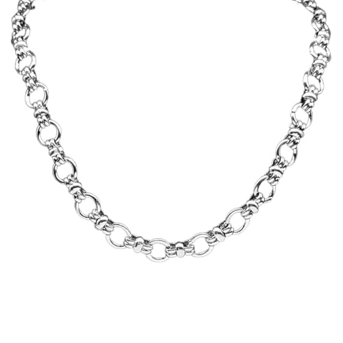Collier pour homme et femme idée cadeau SG11 argenté avec écrin