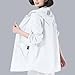 2025 Women's UPF 50+ Sun Protection Jacket Full Zip Up Long Sleeve Cooling Shirt Plus Size Athletic Workout Hoodie White