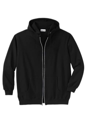 Image of KingSize Men's Big & Tall Fleece Zip-front Hoodie Jacket