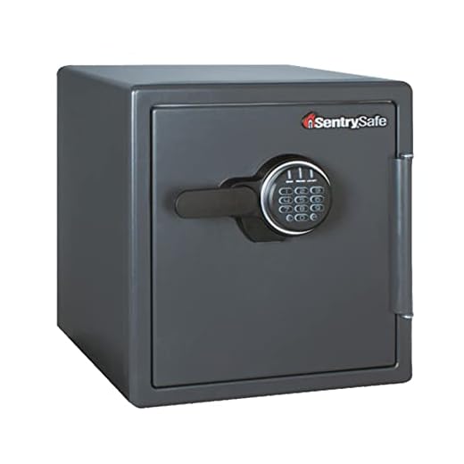 SentrySafe SF123ES Fireproof Safe with Digital Keypad 1.23 Cubic Feet,Black
