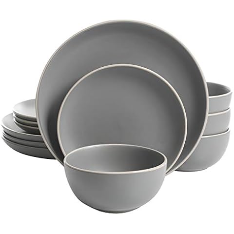 Gibson Home Rockaway 12-Piece Dinnerware Set Cover