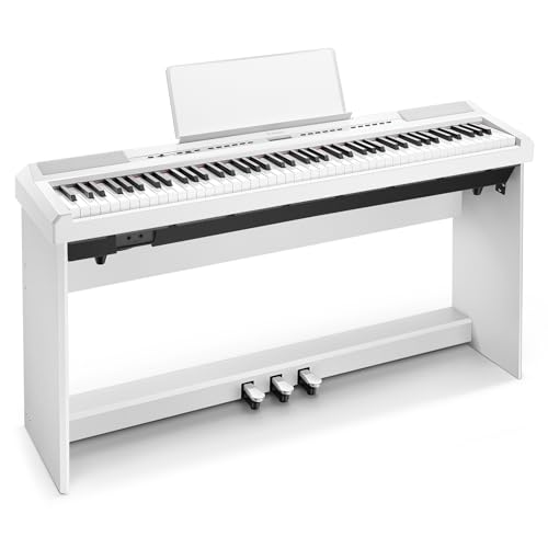 E Piano 88 tasti, Donner DEP-20 Digital Piano Keyboard 88 tasti, meccanismo a martello, ponderato,...