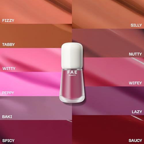 Fae Beauty Liquid Lush Blush (5.5ml) | Featherlight, Easy Blend Formula with a Seamless, Serum Like Finish | 8hr Long Wear | Rich, Buildable Pigment | Formulated with a Bloom Blend of Hibiscus, Magnolia and Chamomile Extracts - Spicy