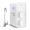 400GPD Reverse Osmosis Water Filter Under Sink, MIZUDO 3-Year Filter Life,8 Stage Tankless Ro System, 3:1 Pure to Drain RO Filtration System, Fast Flow, NSF/ANSI Certified