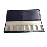 Tin Alloy Roughness Comparison Sample Block for Industrial Inspection Tool Metalworking Quality Control Standard Reference Machining Finish Gauge Test Block 8x10x3cm