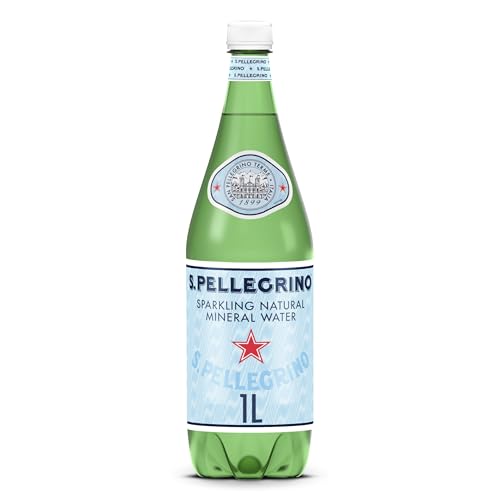 Image of S.Pellegrino Sparkling Mineral Water, 33.8 Oz Plastic Bottle | Natural sparkling mineral water; single 33.8 fl oz plastic bottle