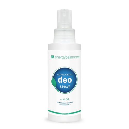 EnergyBalance Deodorante | Spray | Aloe Vera Biologica | Senza alcool | Senza alluminio cloridrato | Testato su animali | Senza vegetali | Senza coloranti | Unisex | 100ml