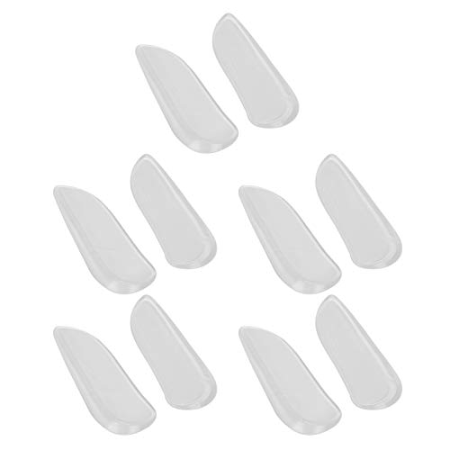 Shoe Inserts, Heel Pads, 5 PairsSet Gel Material for O-Type Leg X-Type Leg