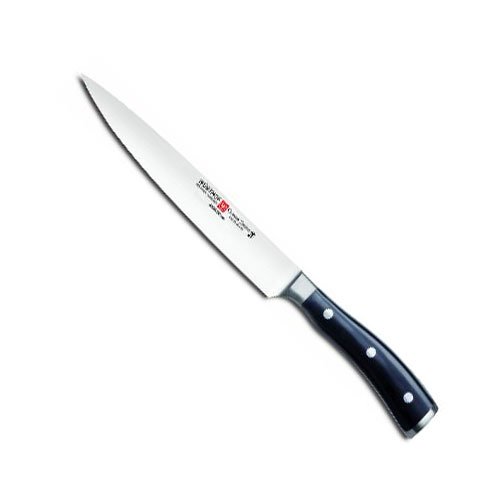 WÜSTHOF Model 4506-7/20, CLASSIC IKON 8 Inch Carving Knife, Full-Tang Handle with Half Bolster, Precision Forged High-Carbon Stainless Steel German Made