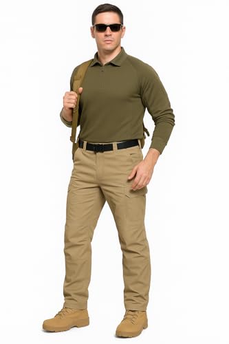 Tactical Cargo Pants for Men Ripstop Water Proof Outdoor Hiking Pants Regular Fit Work with Multi Pockets2