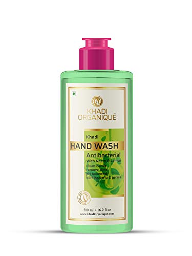 Image of Khadi Organique Advanced Lemon & Organic Neem Anti Bacterial Hand Wash For Best Ever Protection Hand Wash