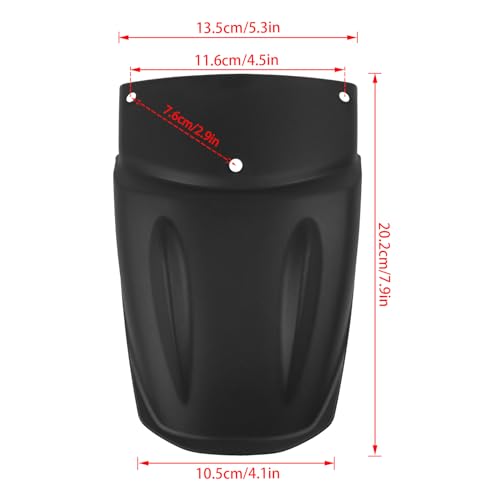 Image of CHIFUN Front Fender Mudguard Extender Wheel Cover Splash Guard Extension Replacement for Yamaha Tracer 9 GT Tracer9 2021 2022-2023 Motorcycle Dust Guards Accessories