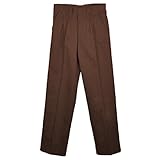 Universal School Uniforms Boys Pleated Pant 5 Brown