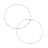 Große leichte Ohrclips exklusiv Design von Schmuckanthony Designed in USA. Sie haben ein Durchmesser von 8 cm und sie sind 3 mm breit. Sehr leicht und schmerzloses Feder System.