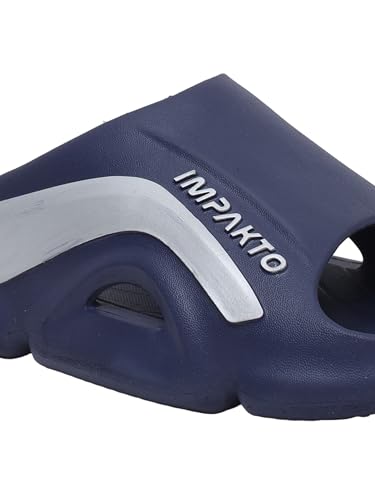 Image of Impakto Men EVA Flip Flops | Lightweight, Soft & Comfortable Slippers | Wide Toe Box, Airflow Ventilated Design, Anti-Skid & Water-Resistant, Indoor & Outdoor Chappal | Everyday Essentials