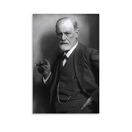 Sigmund Freud Poster sur toile moderne pour chambre à coucher 30 x 45 cm