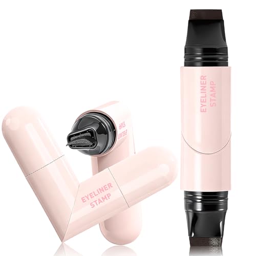 Winged Eyeliner Stamp Rotating Dual-Head Negro miniatura 1