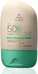 Protetor Solar Facial Pele Mista a Oleosa FPS 50 Natura Solar